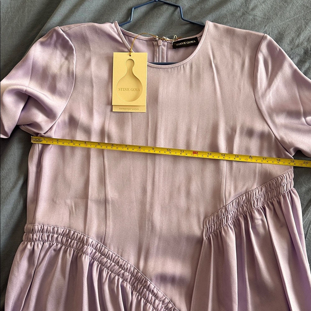 NWT Stine Goya Ilona dress in lilac - Picture 9 of 10